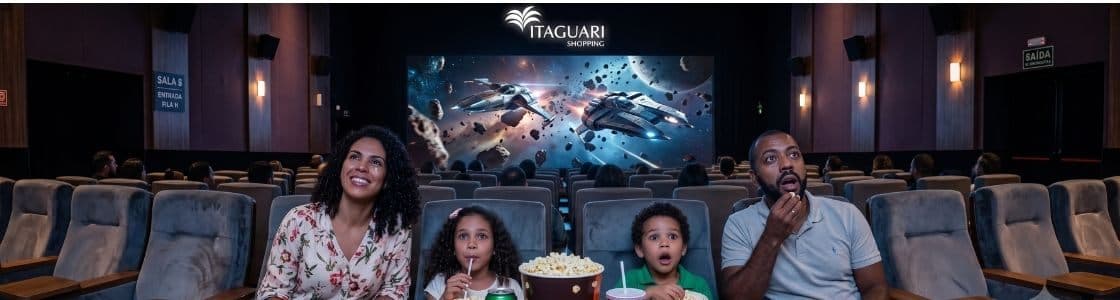 Tem filme. Tem tela. Tem conforto.